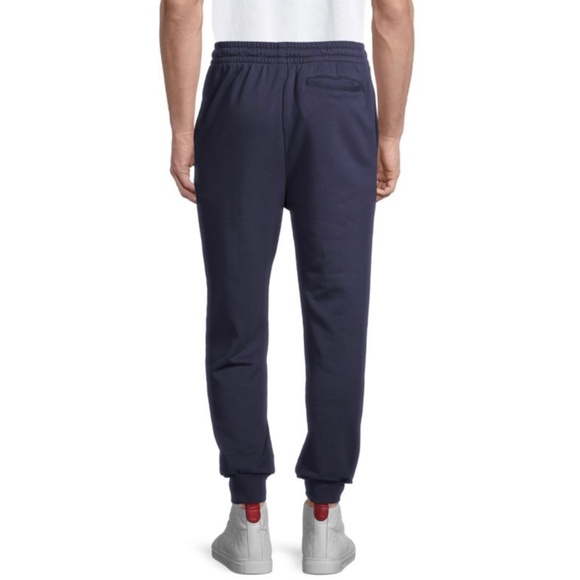 Burberry Mens Munley Embroidered Logo Sweatpants in Navy Blue Size XL - Picture 3 of 12